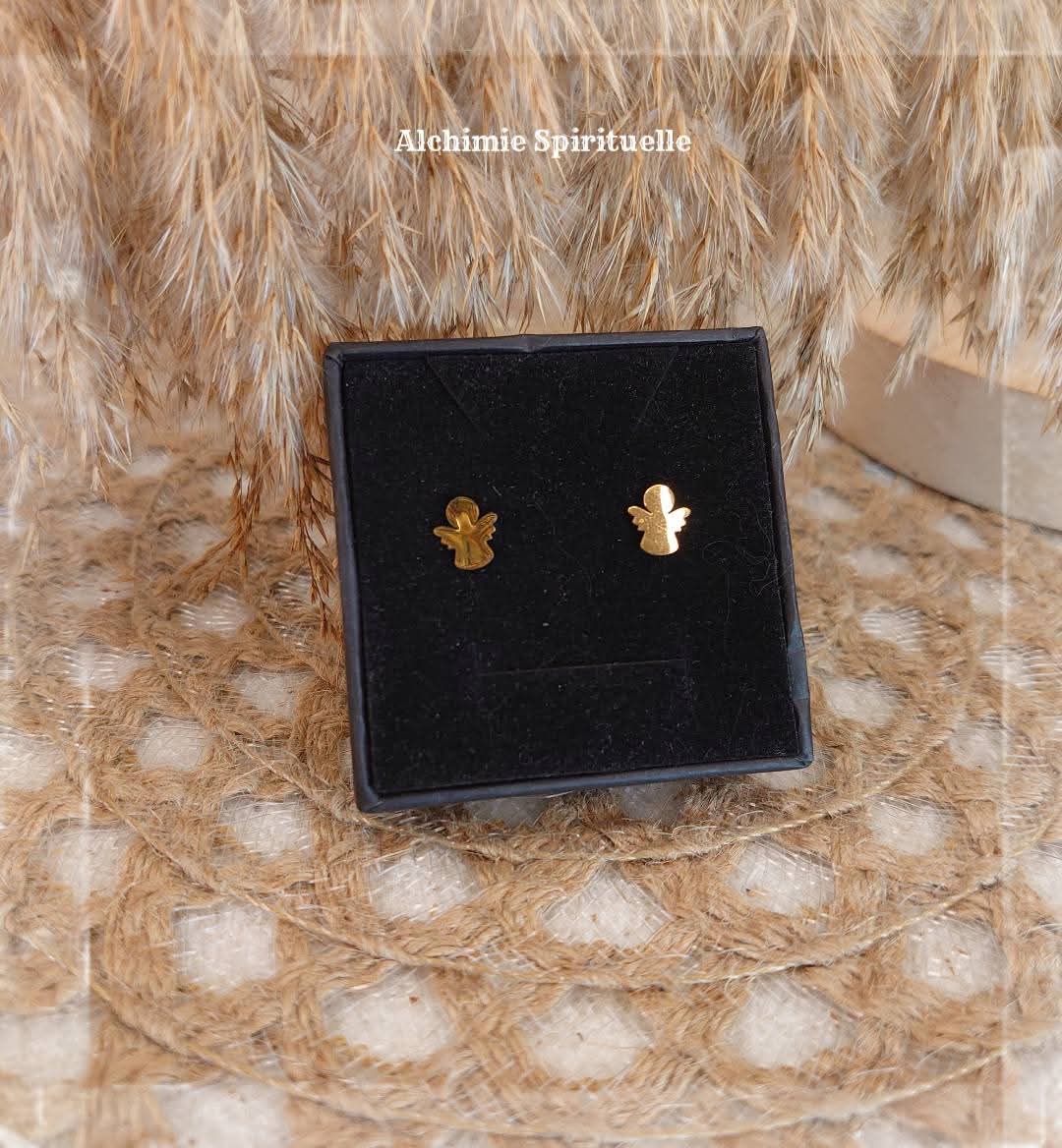 Boucles d'oreilles Ange Gardien
