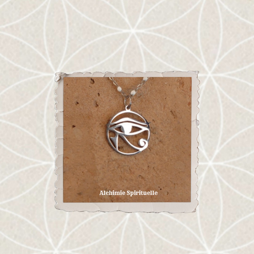 Collier Talisman Œil d'Horus 
