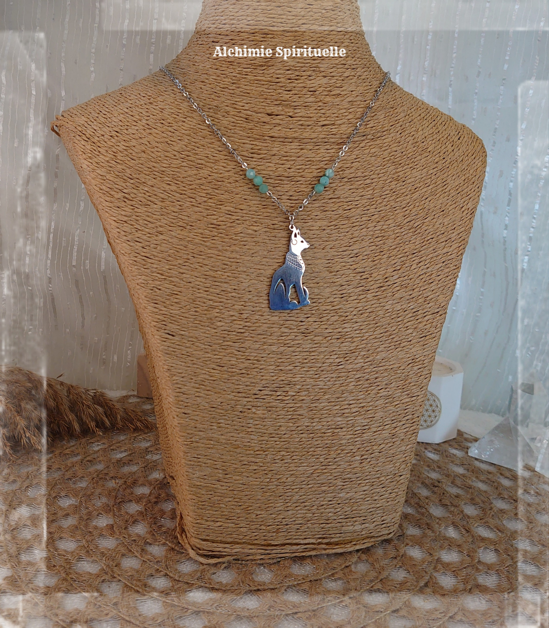 Collier Déesse Bastet 