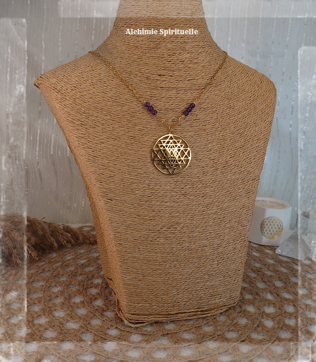 Collier Sri Yantra