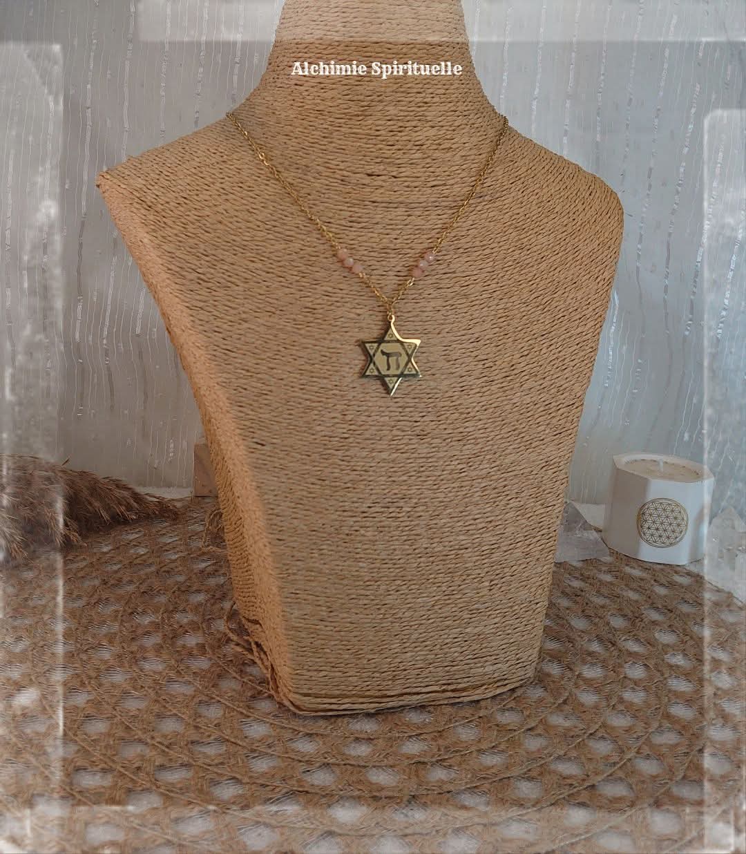 Collier Croix de David