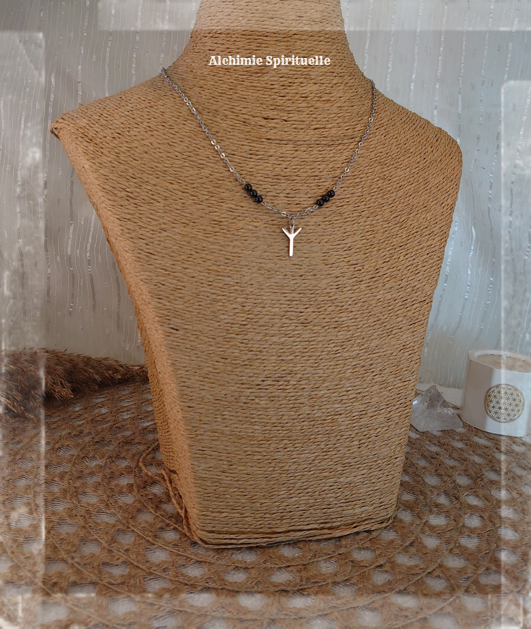 Collier Rune Algiz
