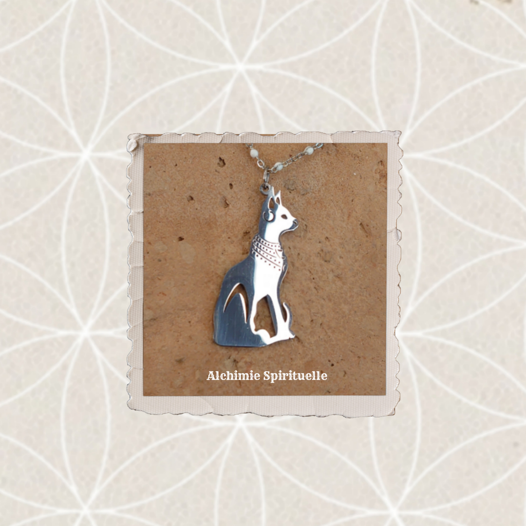 Collier Déesse Bastet 