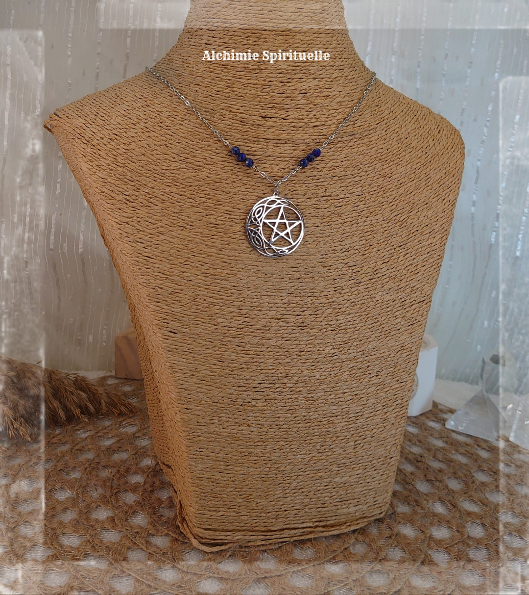 Collier Lune Pentacle