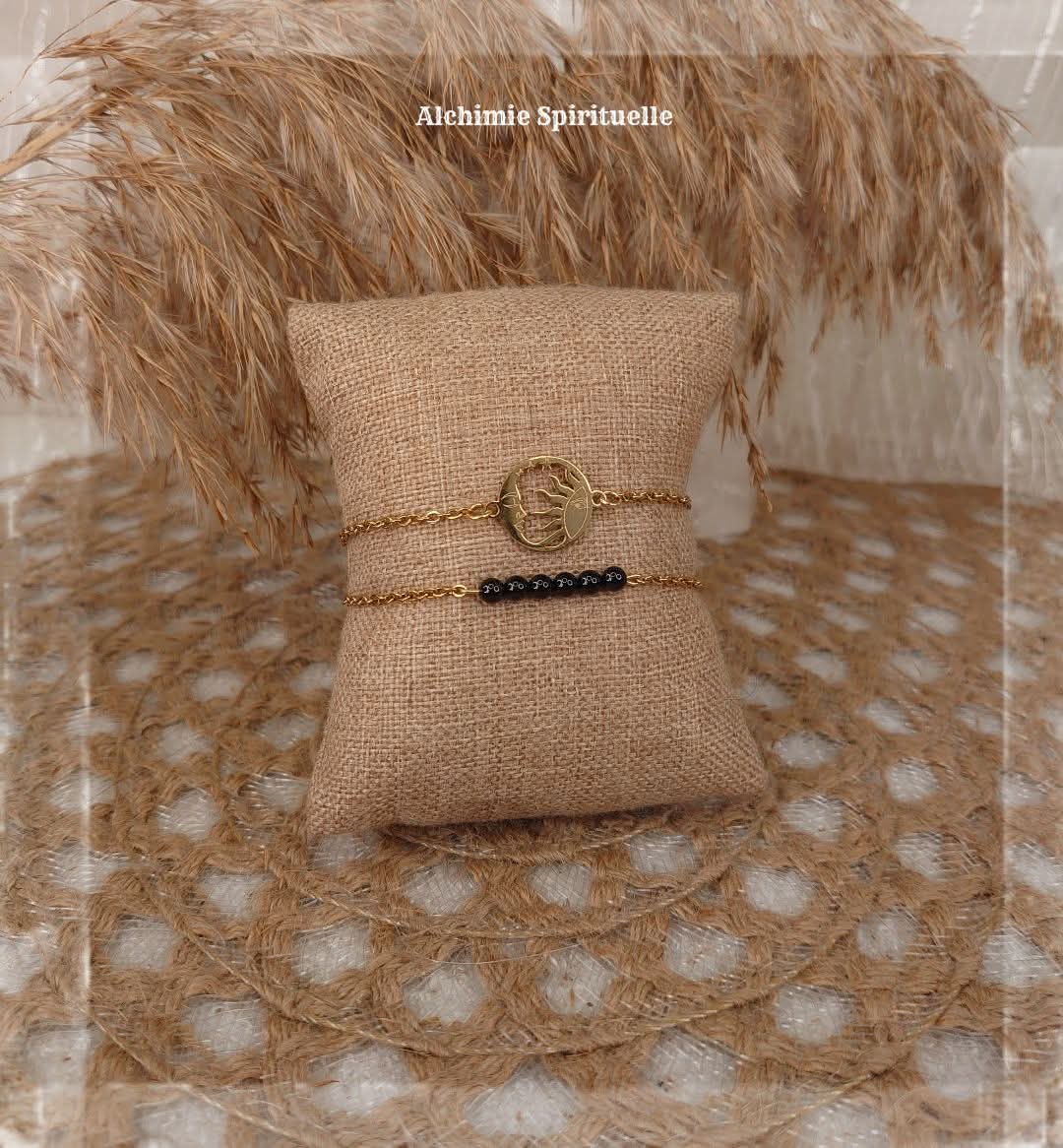 Bracelet Alchimie Soleil Lune