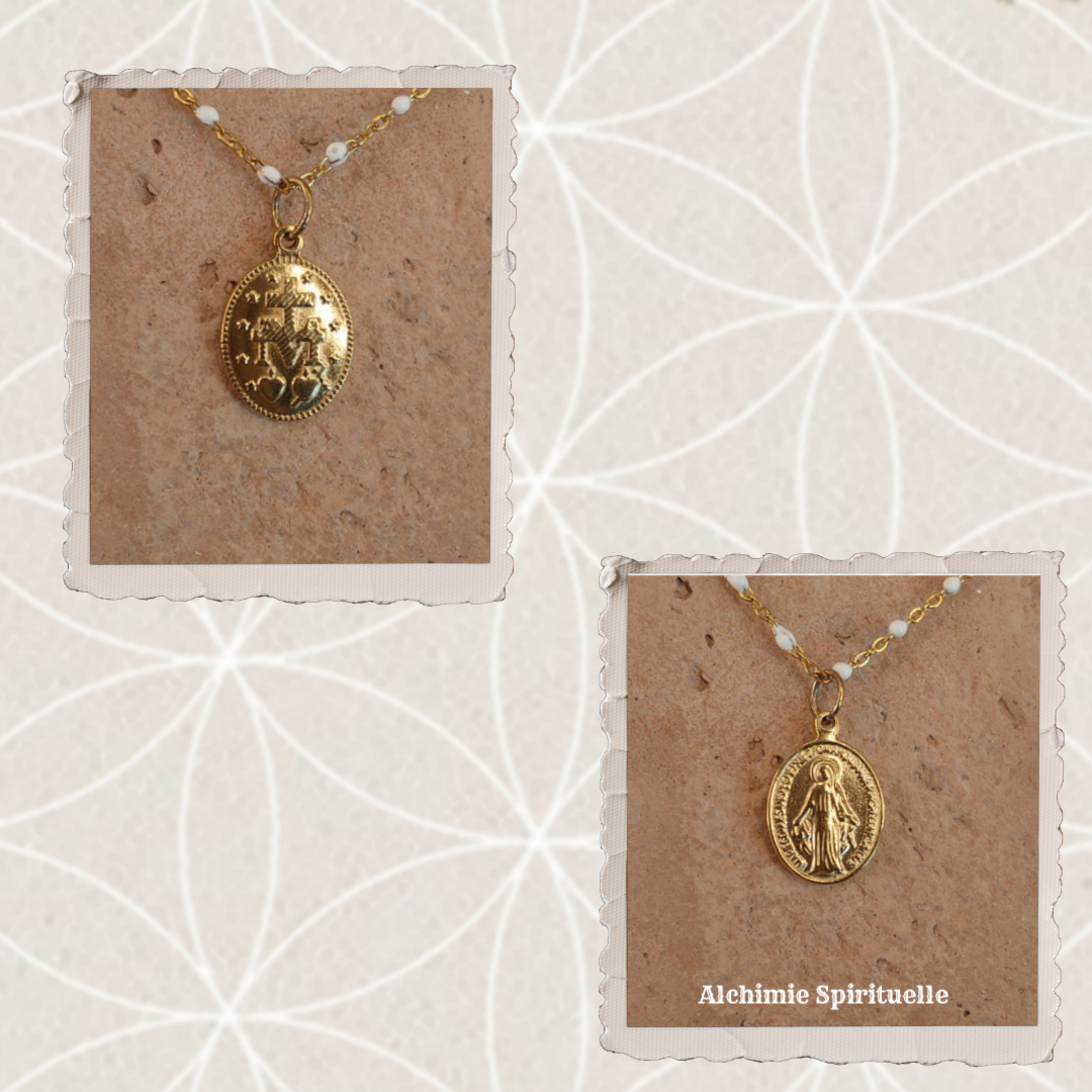 Collier Médaille Miraculeuse de Marie