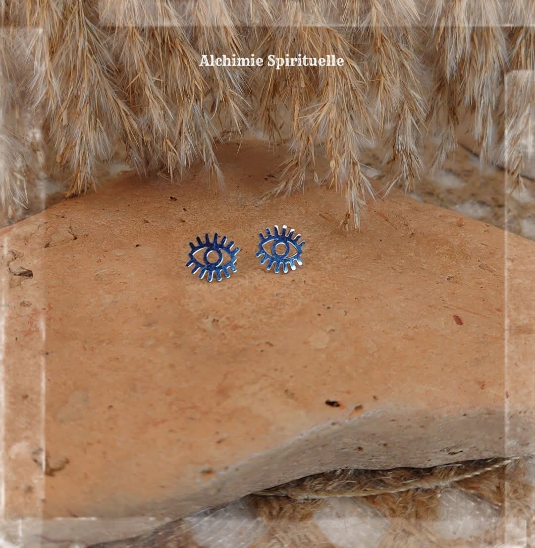 Boucles d'oreilles Œil de protection
