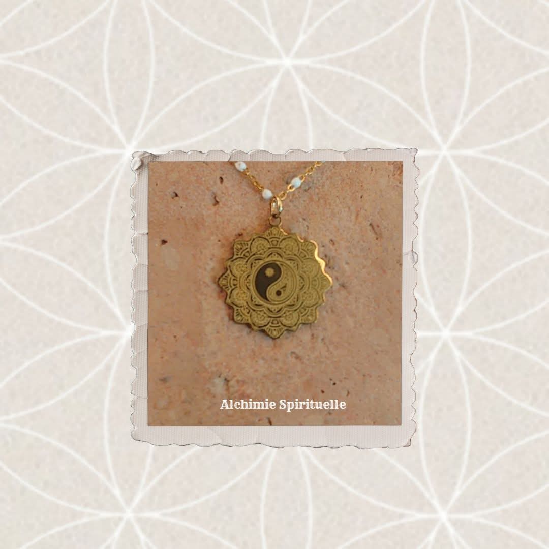 Collier Mandala Yin Yang