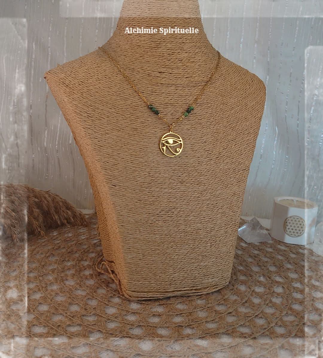 Collier Talisman Œil d'Horus