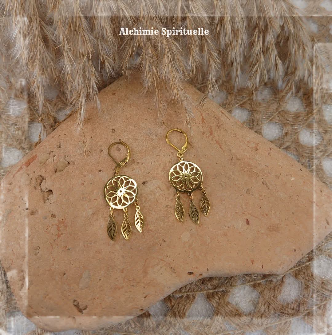 Boucles d'oreille Attrape Rêve