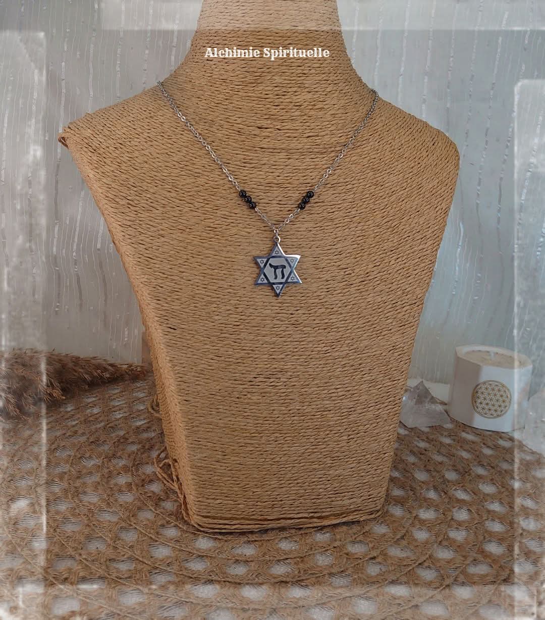 Collier Croix de David