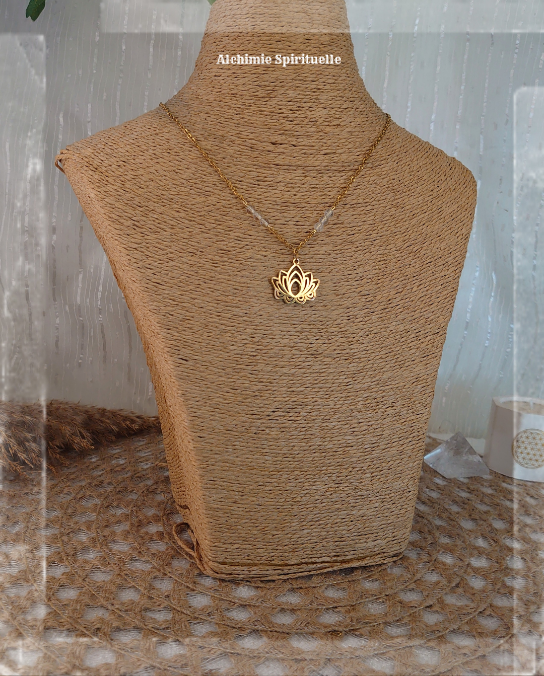 Collier Fleur de Lotus 