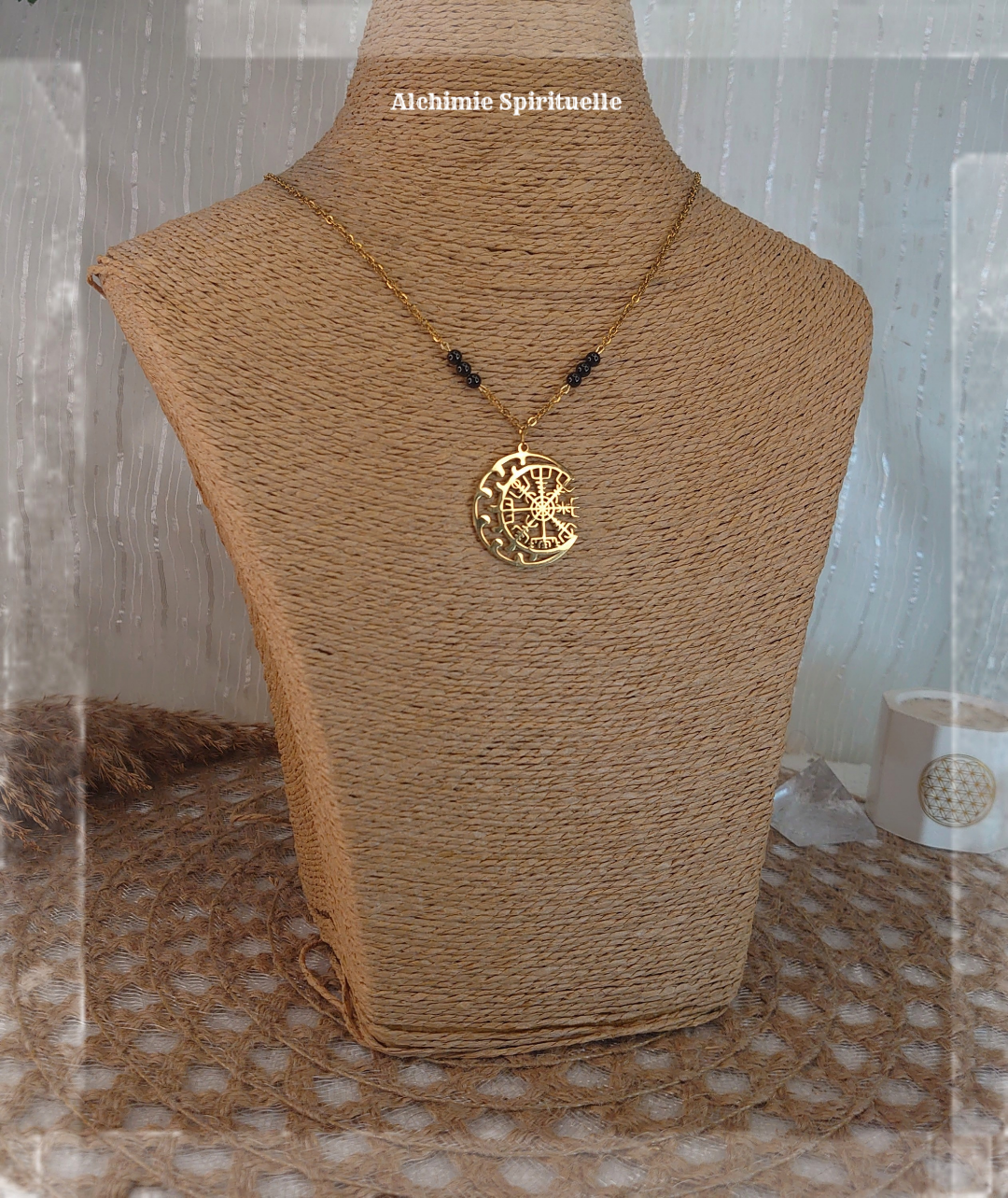 Collier Lune Vegvisir