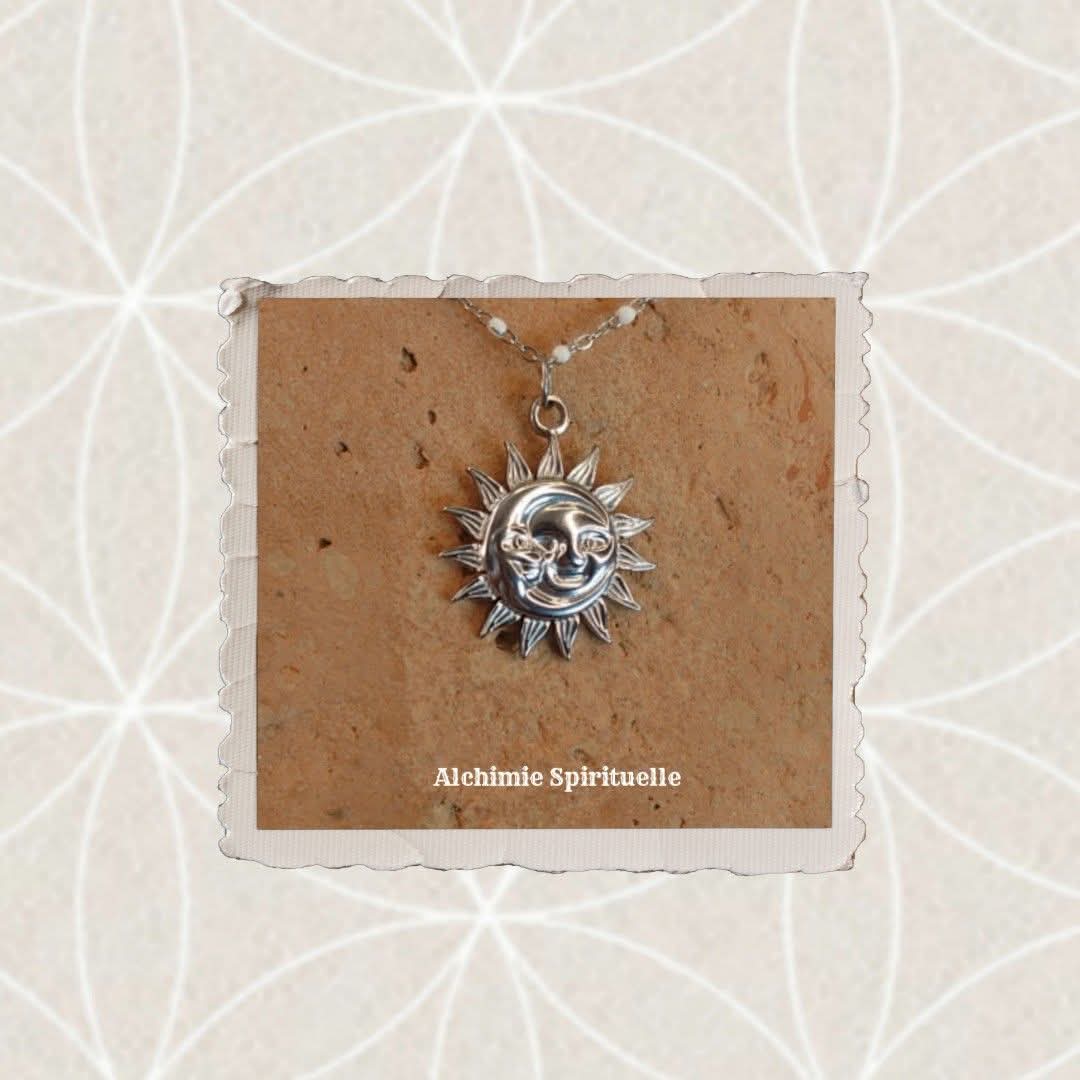 Collier Soleil Lune