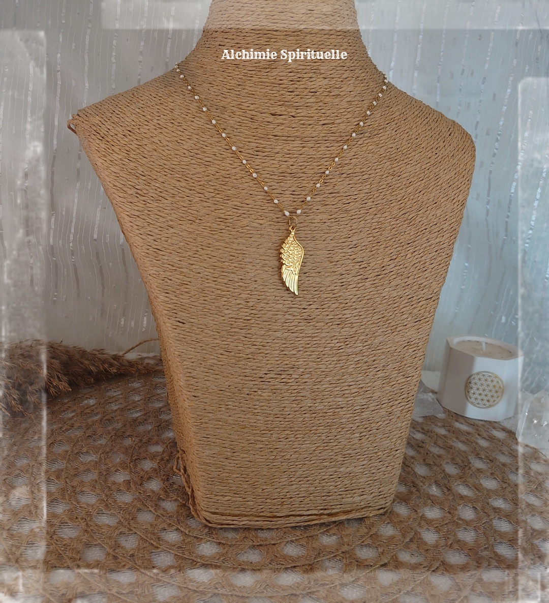 Collier Aile Ange Gardien