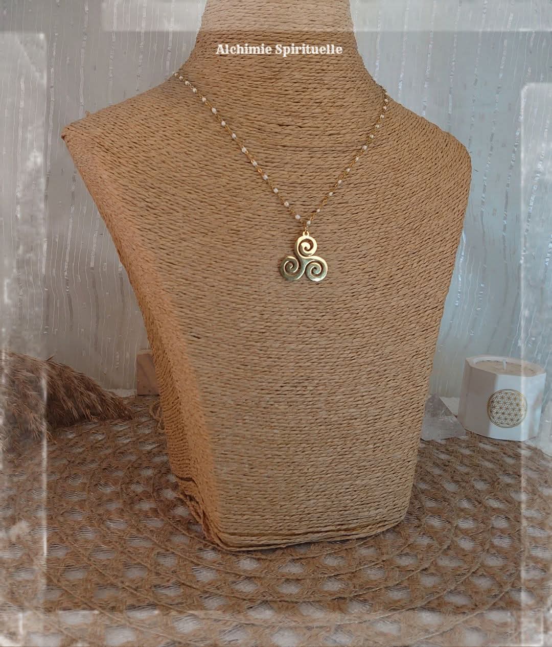 Collier Triskel 