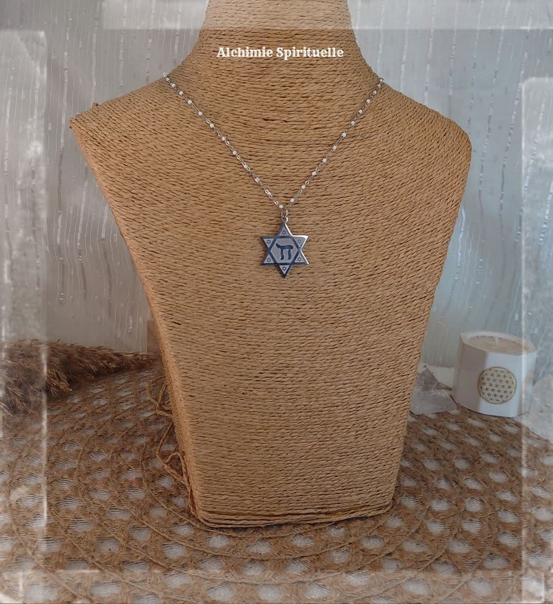 Collier Croix de David