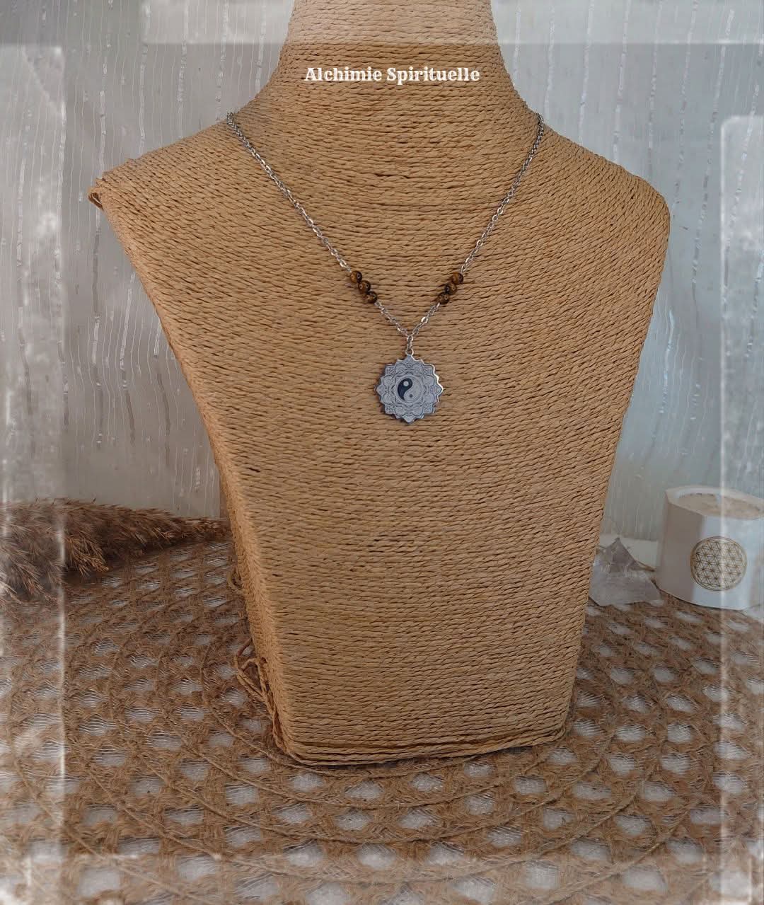 Collier Mandala Yin Yang