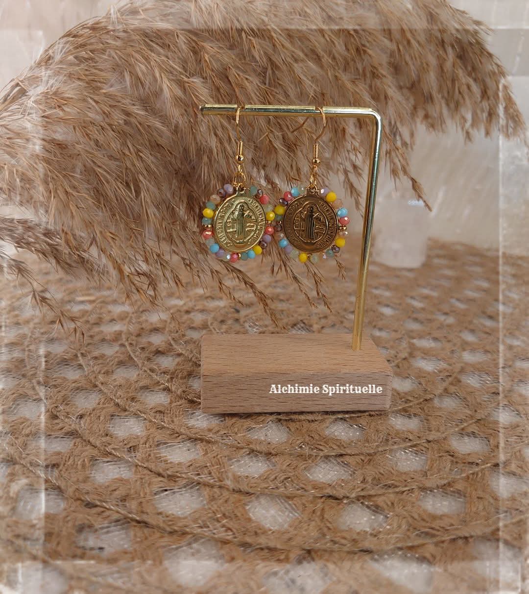 Boucles d'oreilles Saint Benoît