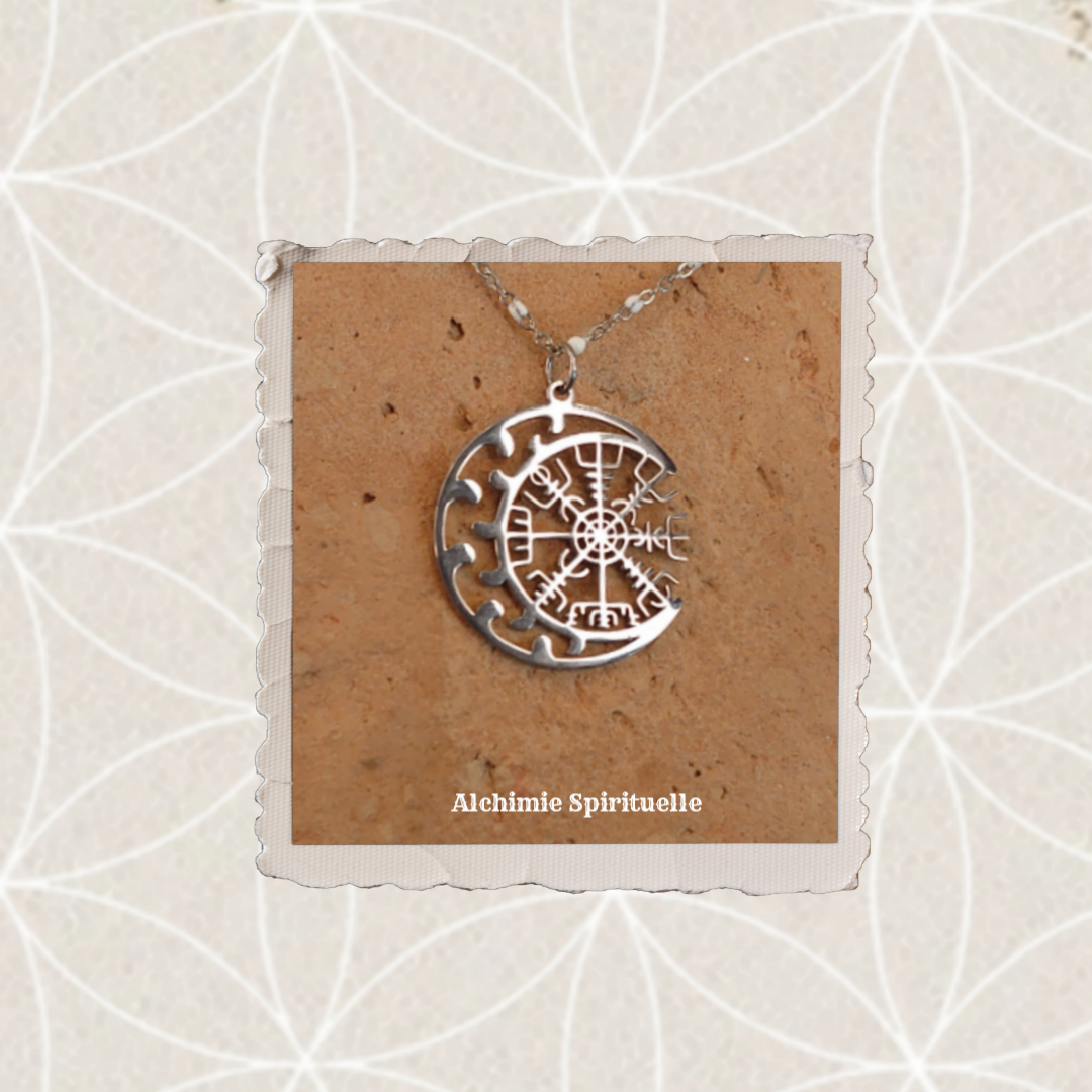 Collier Lune Vegvisir