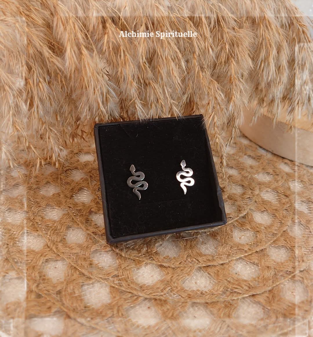 Boucles d'oreilles Serpent