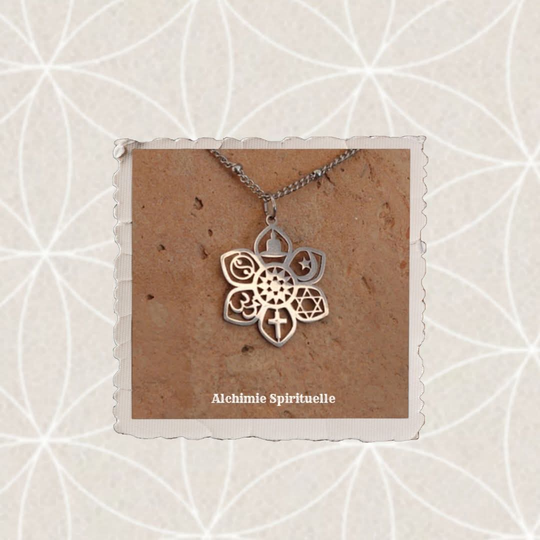 Collier Fleur Religions