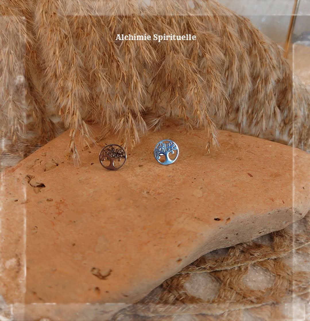 Boucles d'oreilles Arbre de vie
