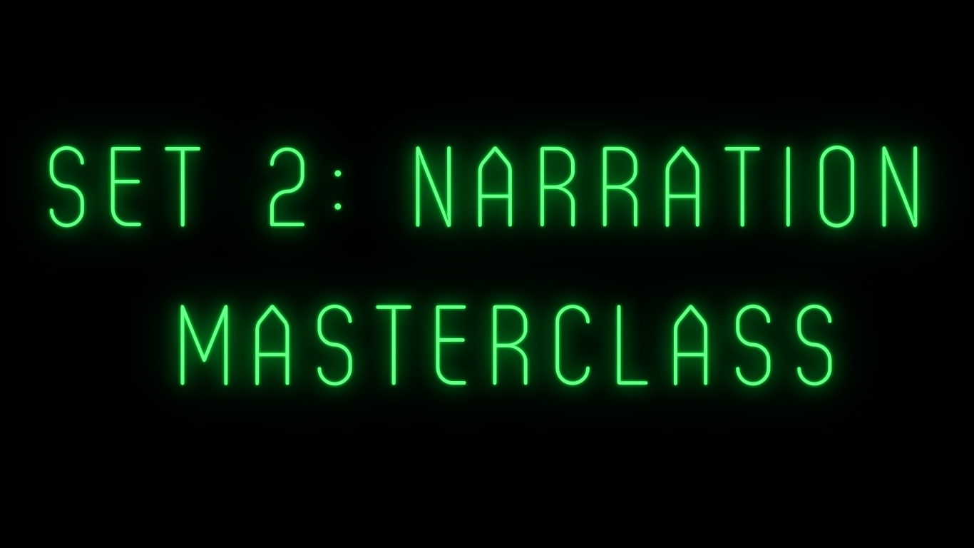 Set 2: Voice Over Narration Masterclass - Intermediate level