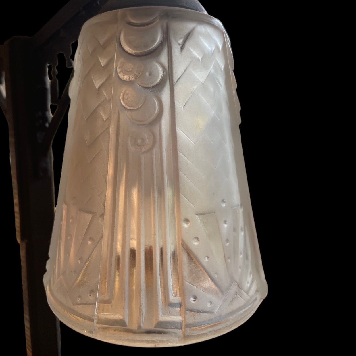 Lampe Muller Frères Art Déco vers 1919-1933