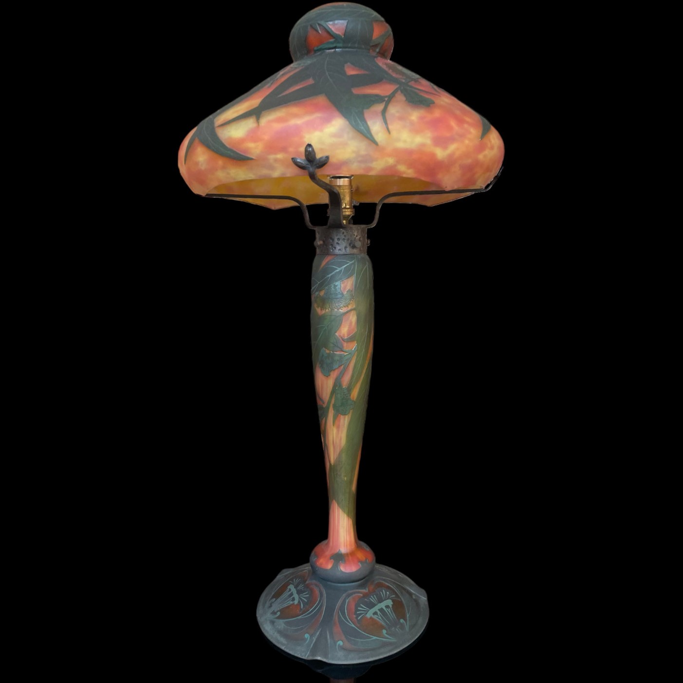 Lampe Daum à l'eucalyptus