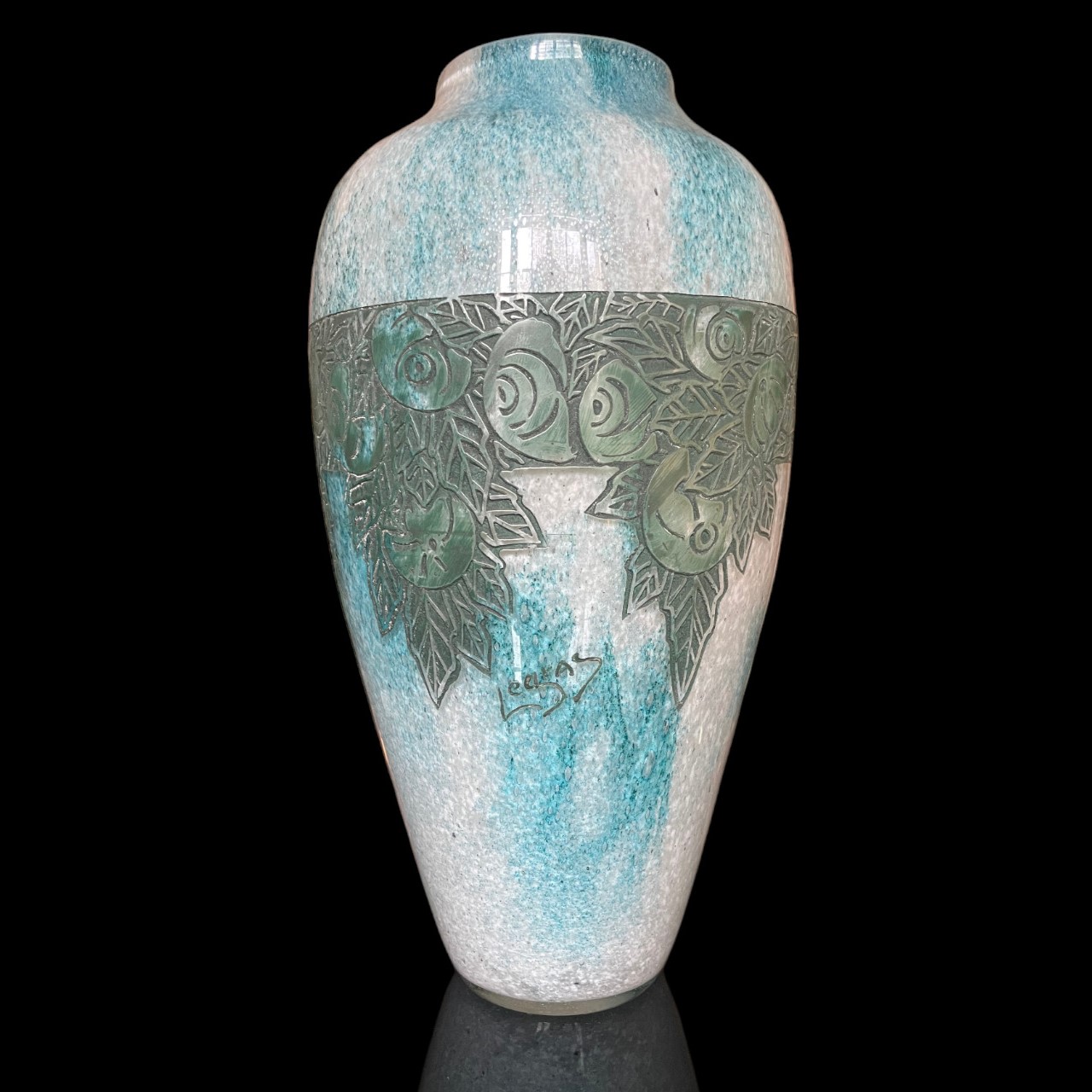 Grand vase Legras Art Déco