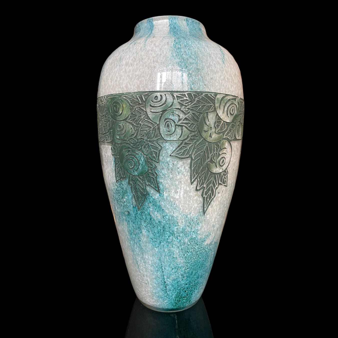 Grand vase Legras Art Déco