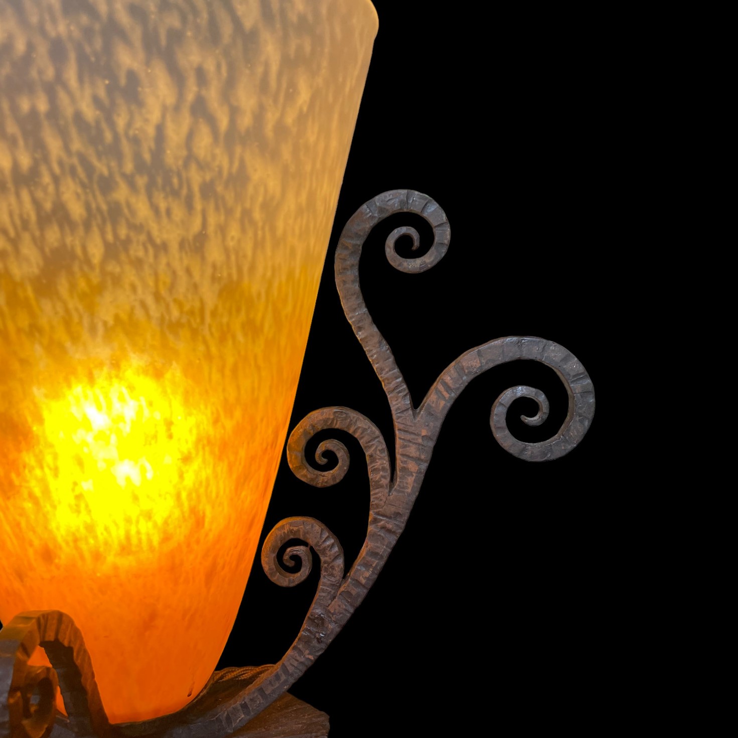 Lampe Schneider Art déco