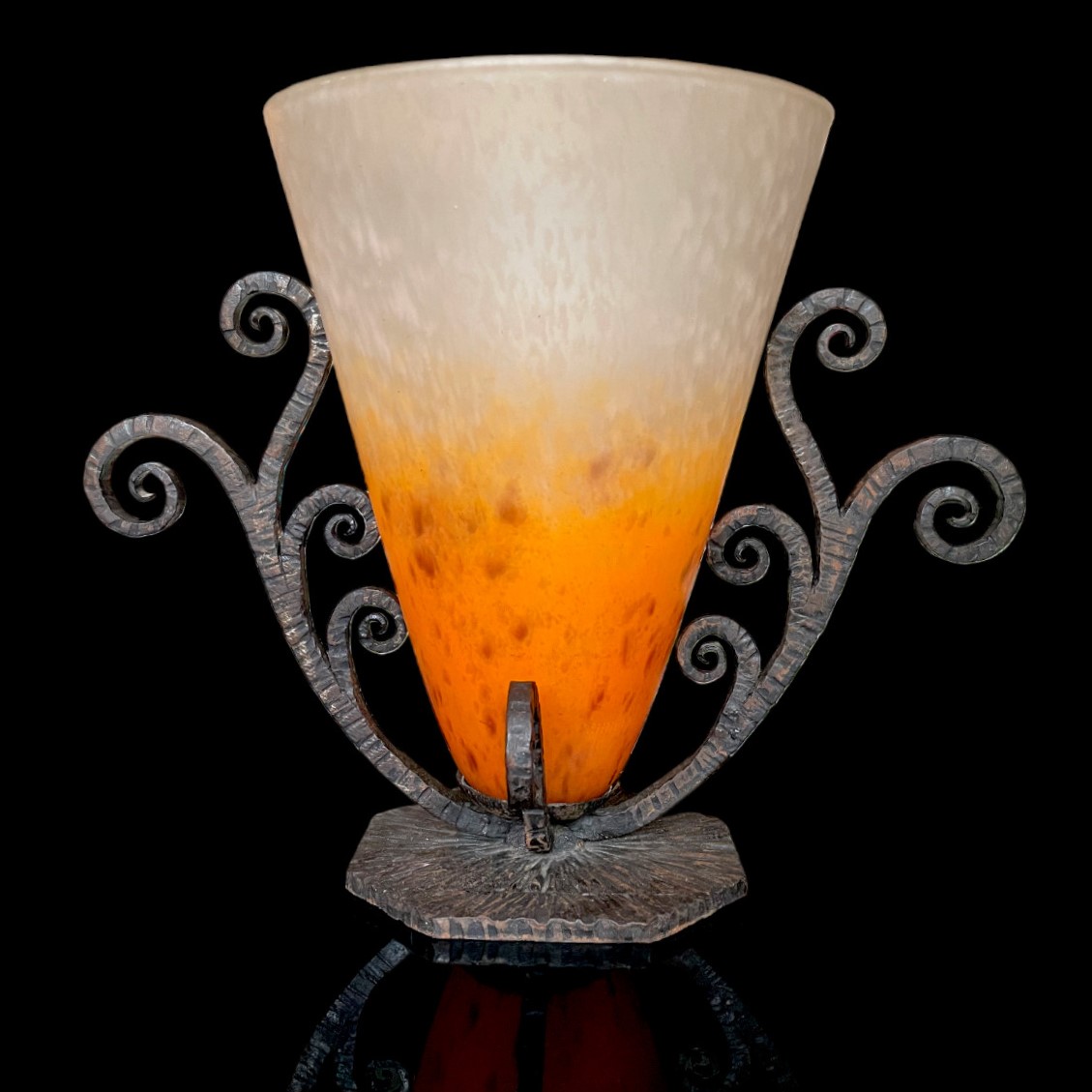 Lampe Schneider Art déco