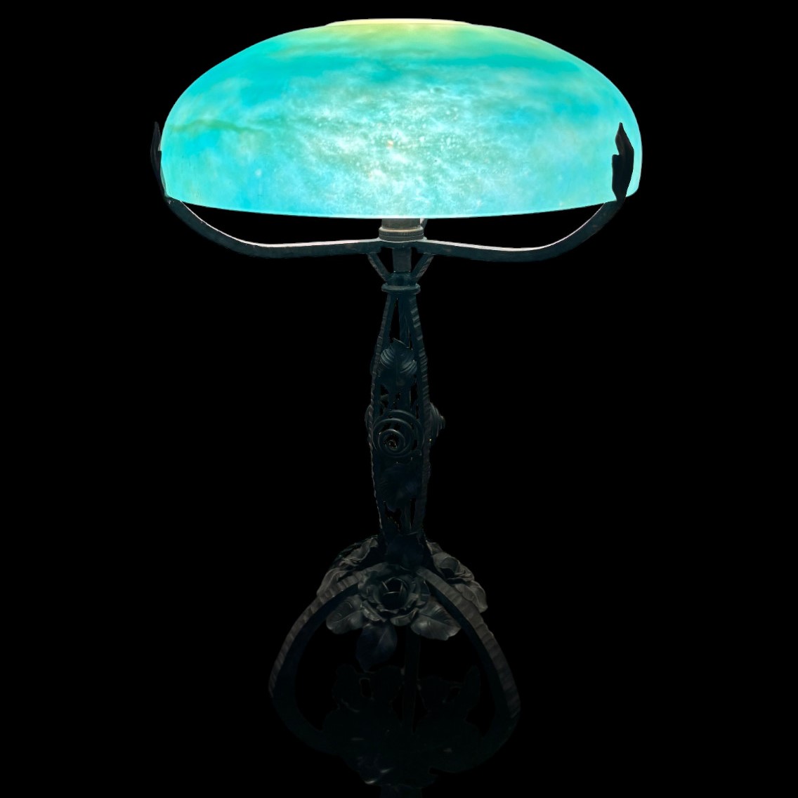 Grande Lampe Daum vers 1945-1950