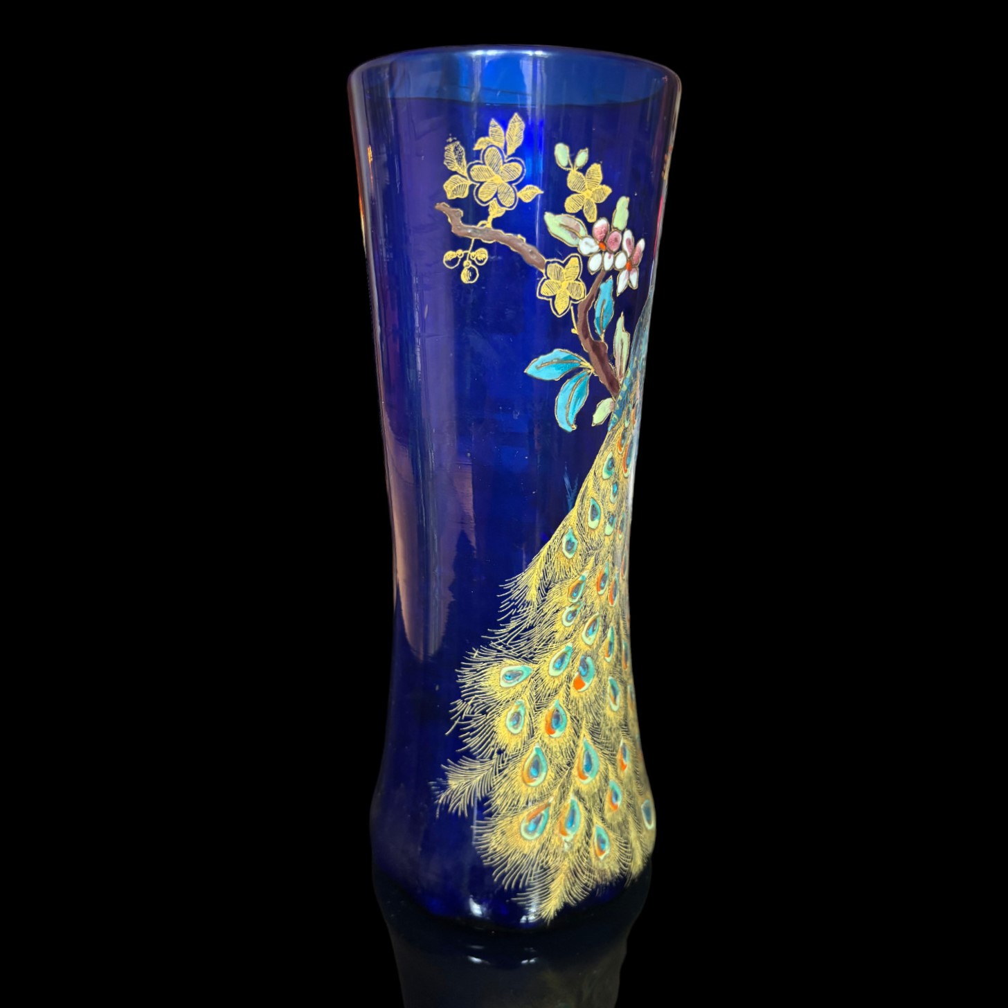 Vase Legras au paon