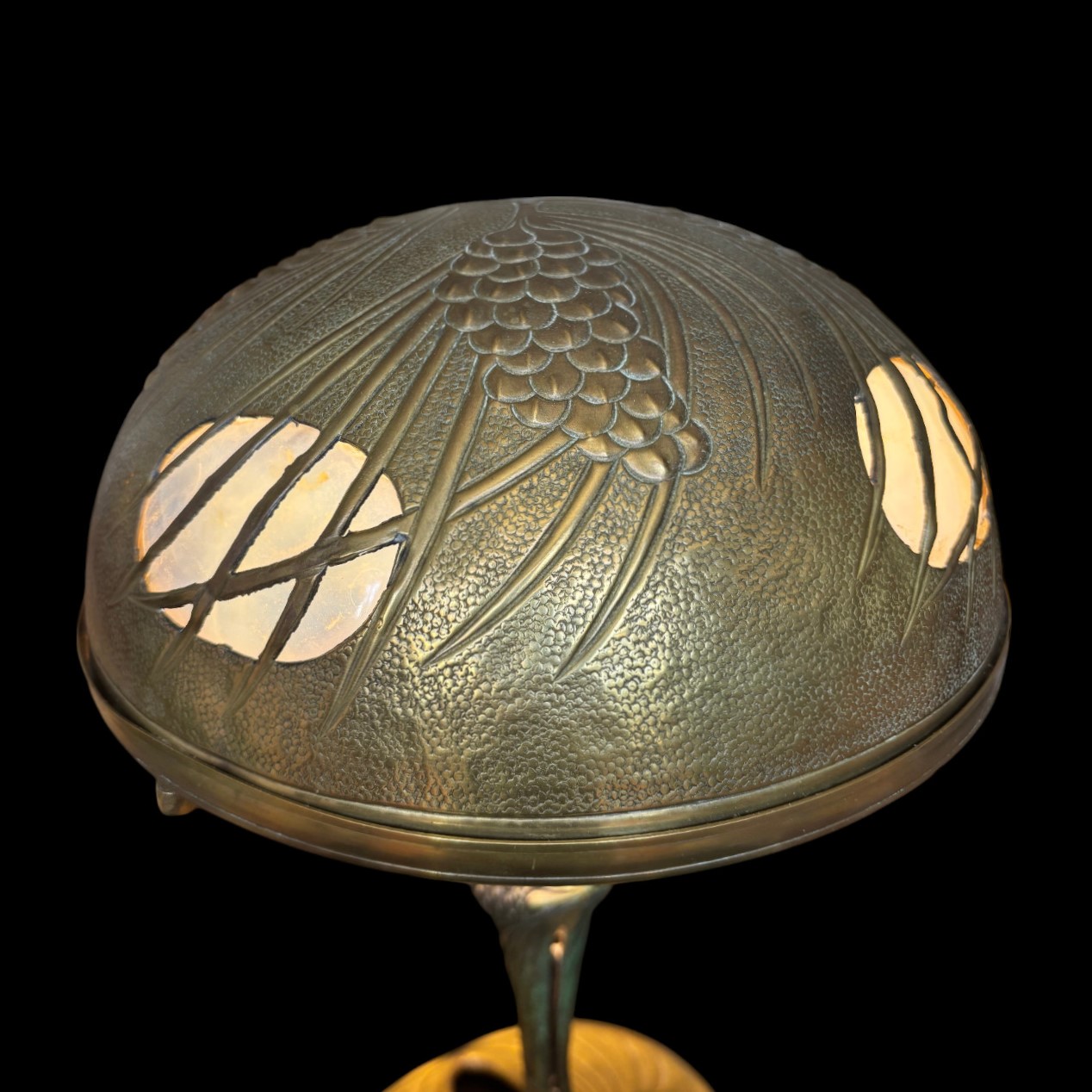 Lampe Leleu Art Nouveau