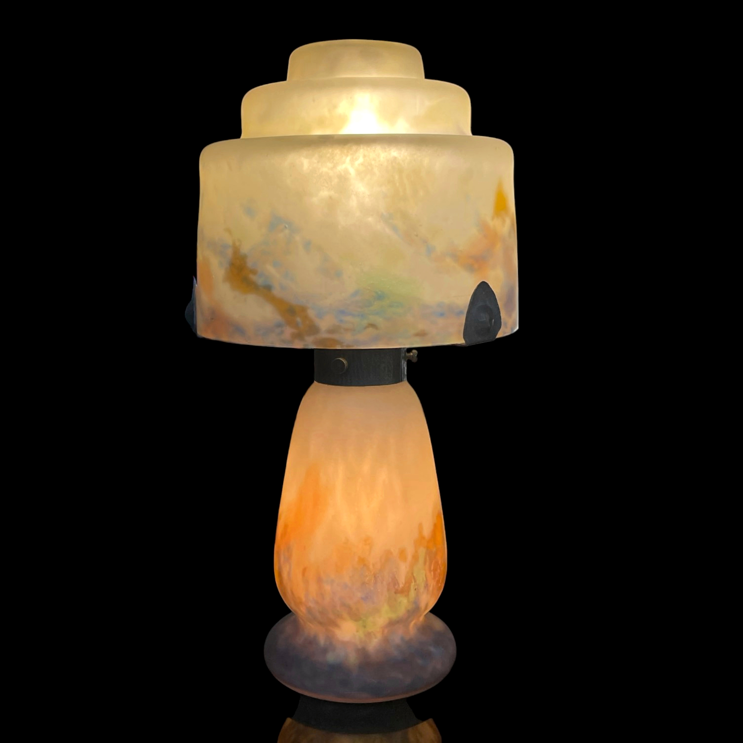 Lampe Muller Art déco