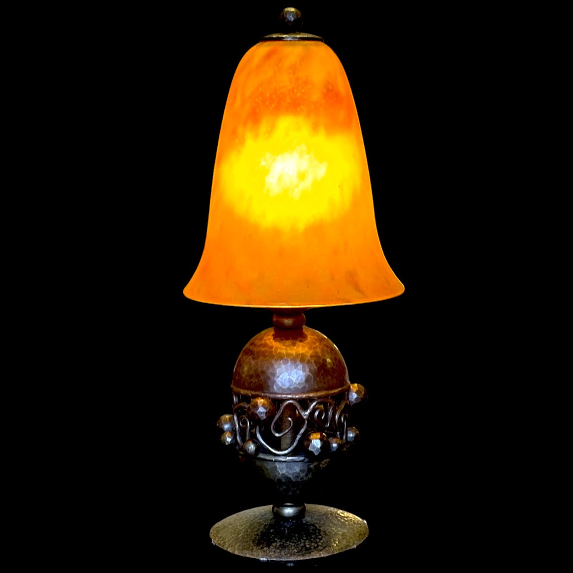 Lampe Art Déco Daum et Edgar Brandt