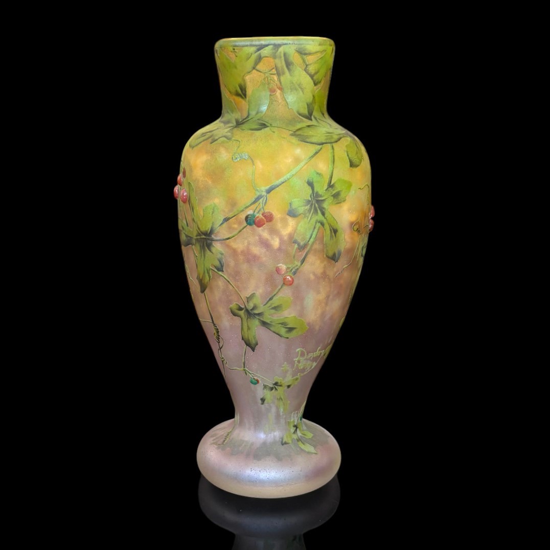 Rare vase Daum modèle Bryonia 1905-1910