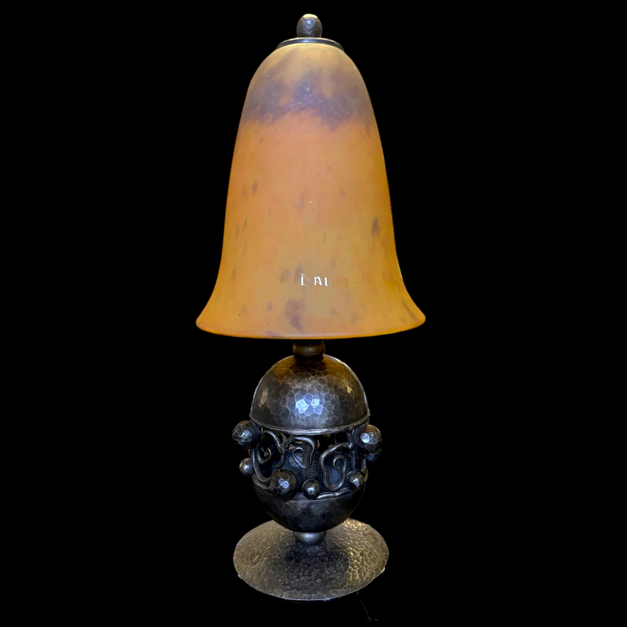 Lampe Art Déco Daum et Edgar Brandt