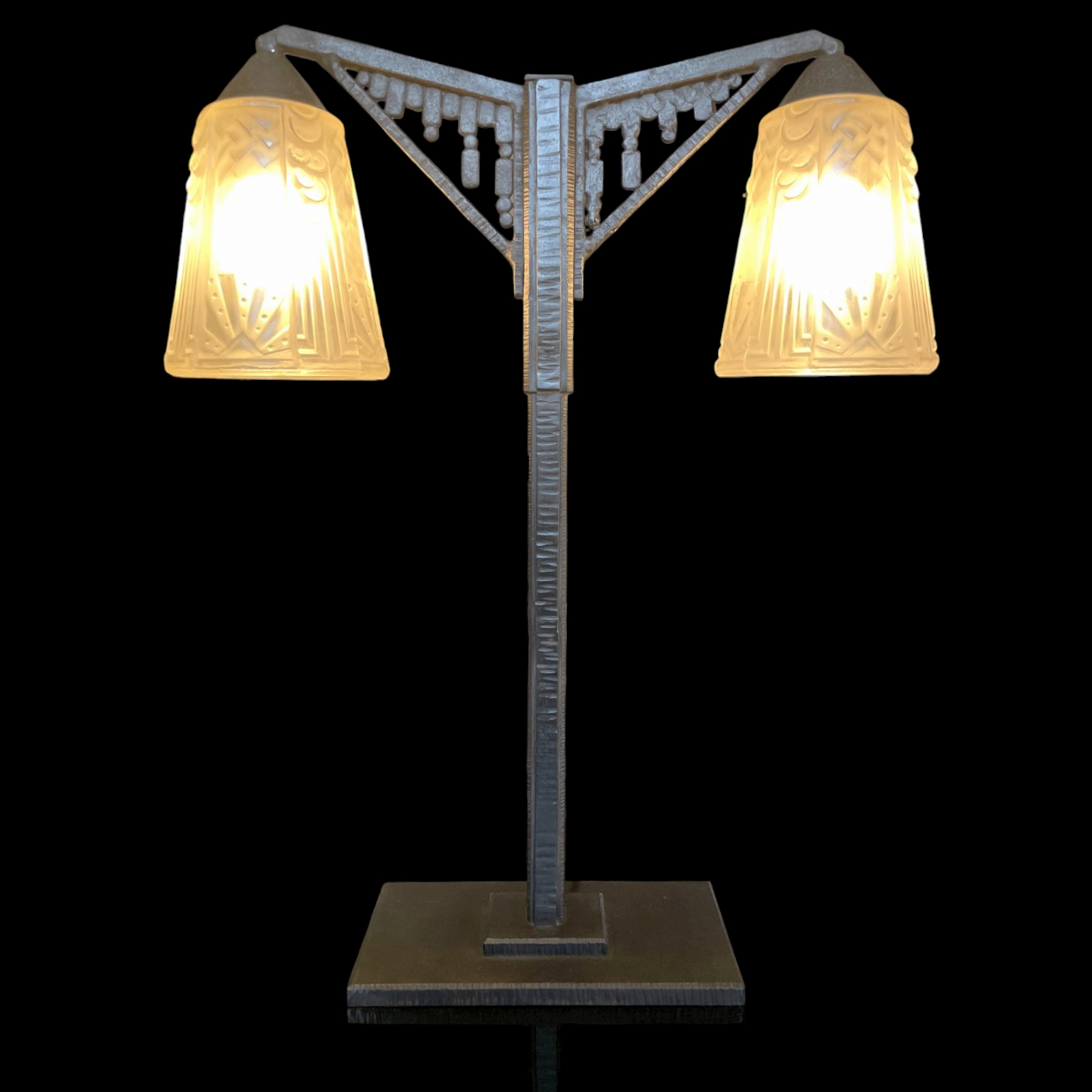 Lampe Muller Frères Art Déco vers 1919-1933