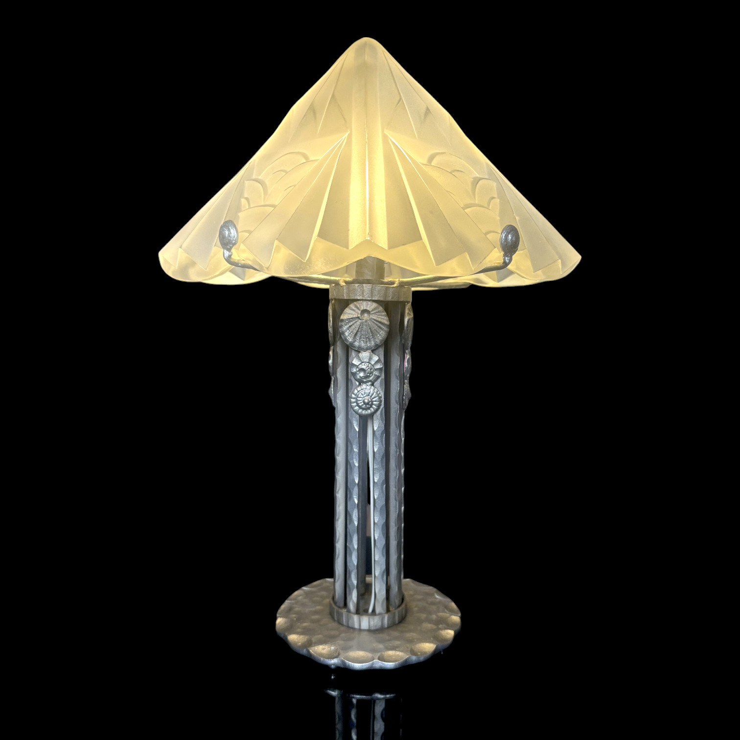 Grande lampe Art Déco Fag