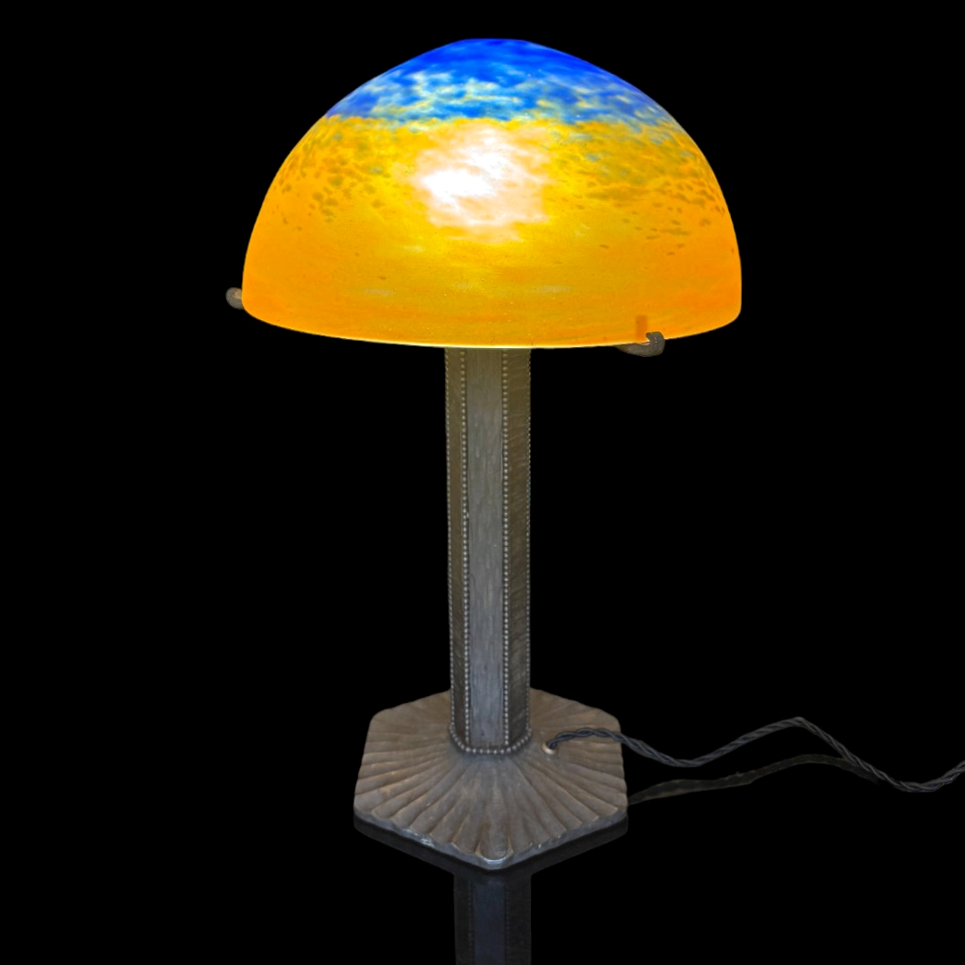 Lampe de bureau Art Déco Schneider