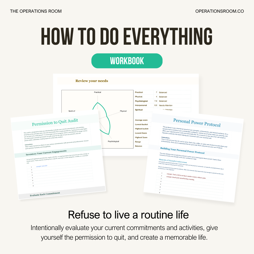How To Do Everything Workbook