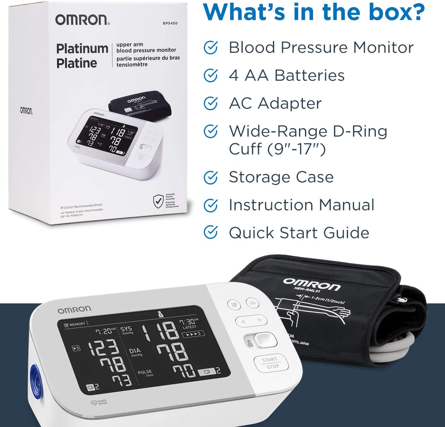 OMRON Platinum Blood Pressure Monitor