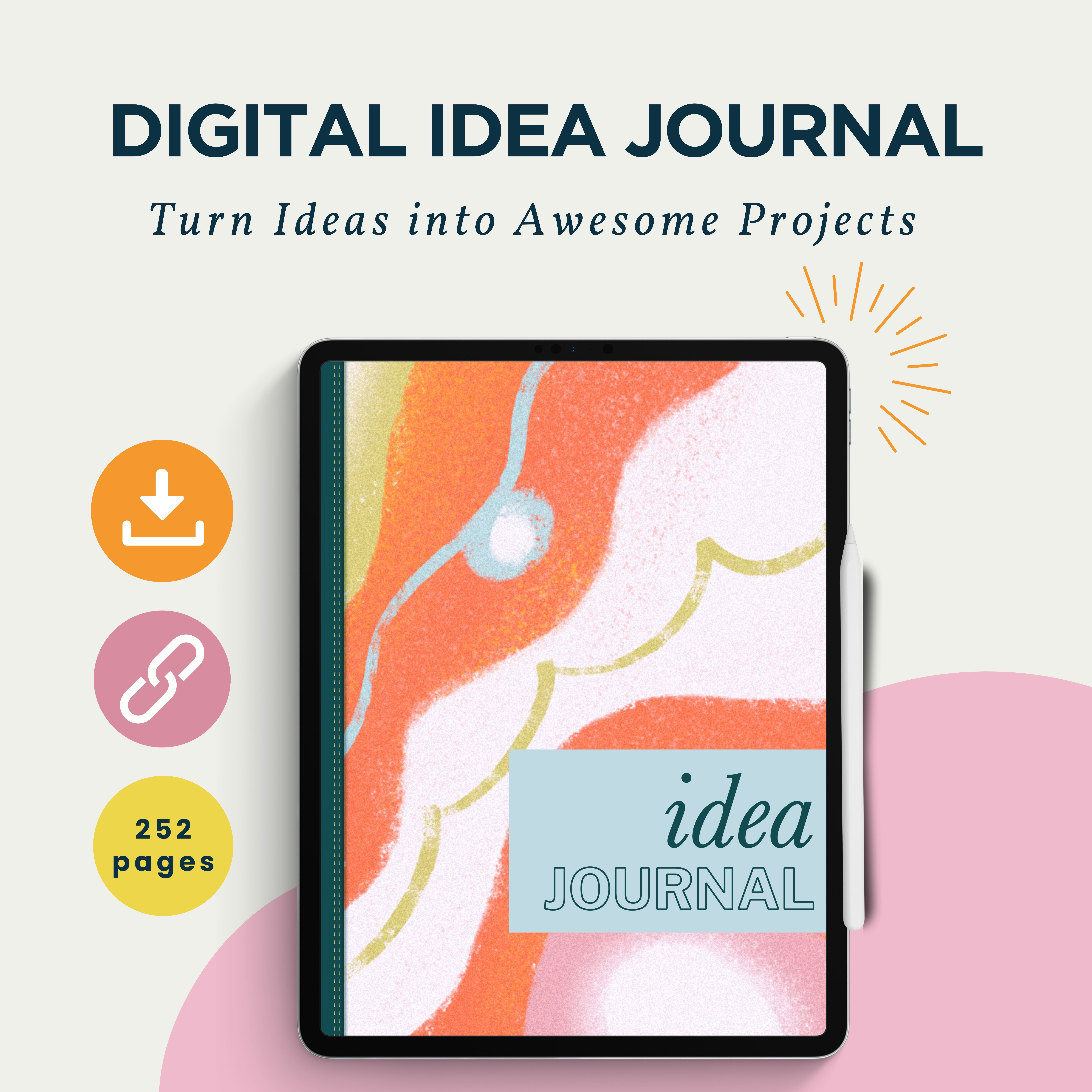 Idea Journal, Creative Project Planner