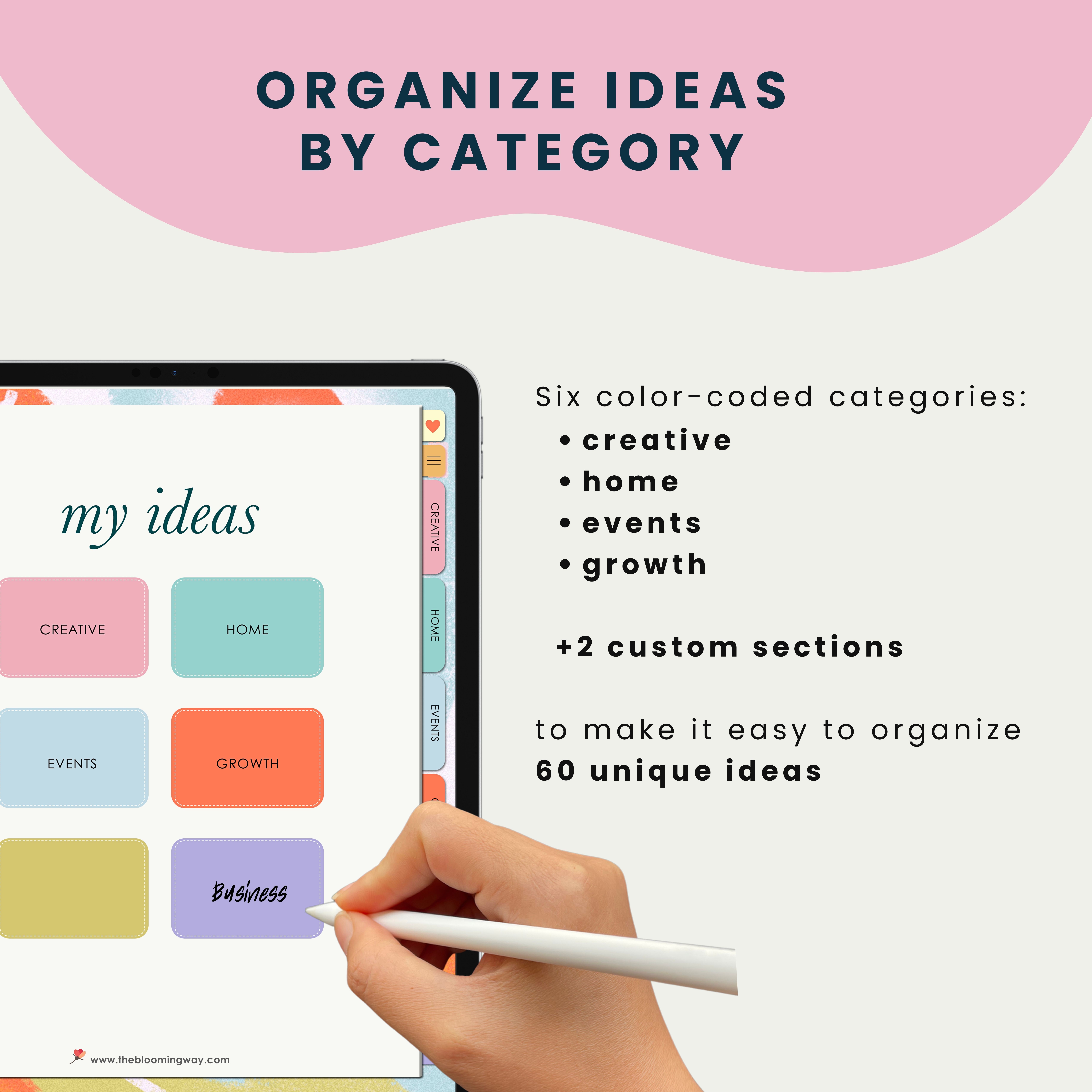 Idea Journal, Creative Project Planner