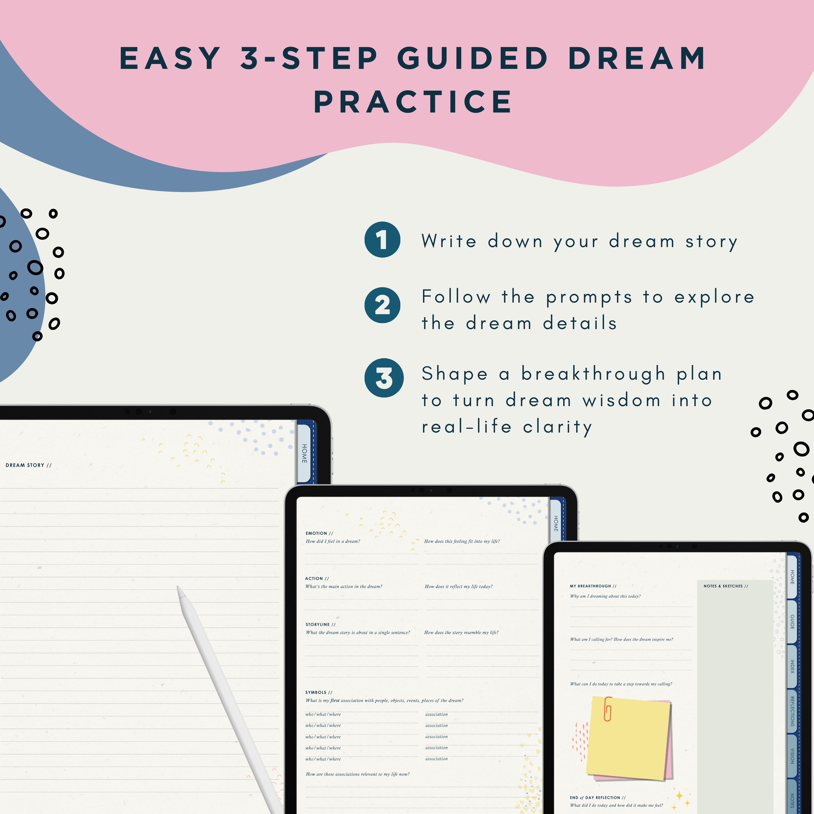 Digital Dream Journal & Self-Discovery Planner 