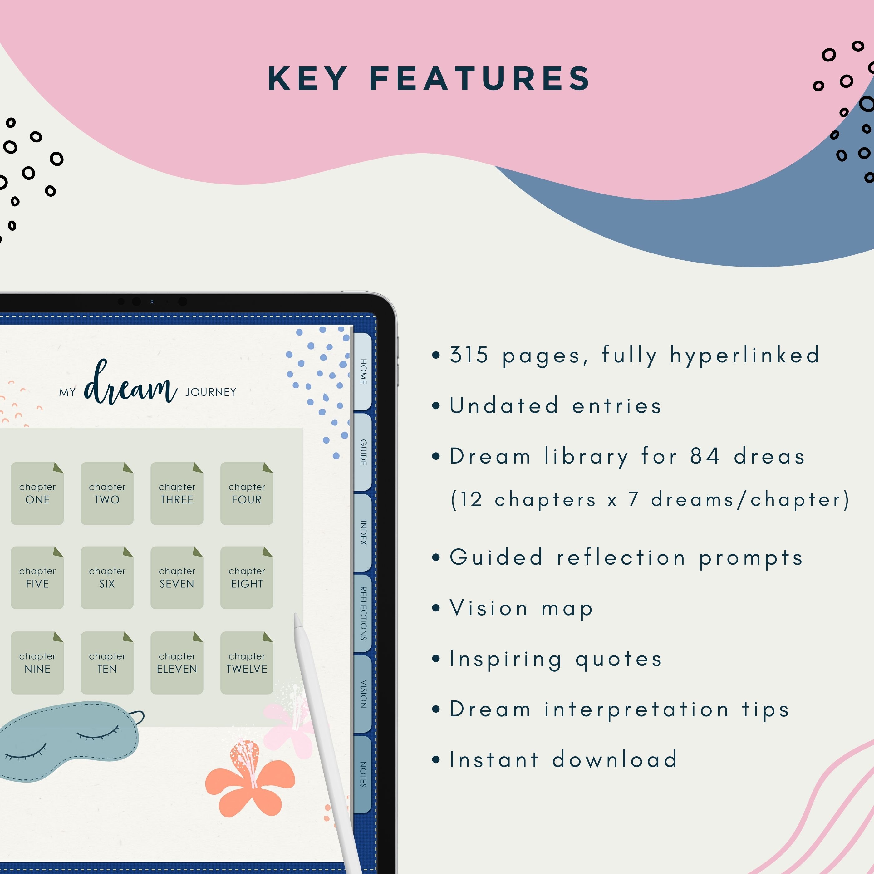Digital Dream Journal & Self-Discovery Planner 